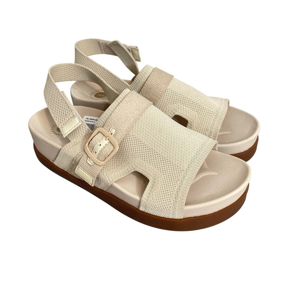 Revitalign Women’s Knit Comfort Sandals Size 9.5 Remi Bleached Sand Orthopedic - Picture 2 of 8